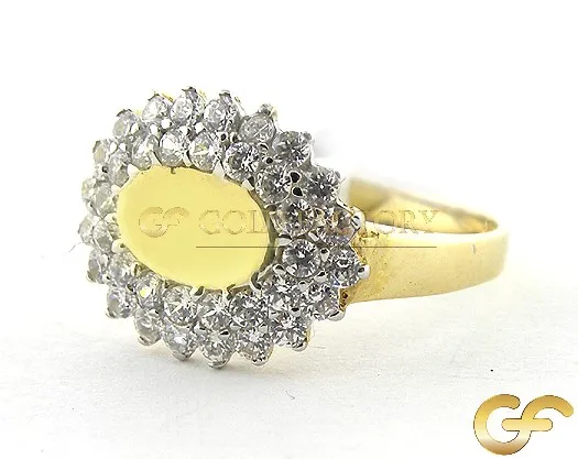 Italian Halo Ring