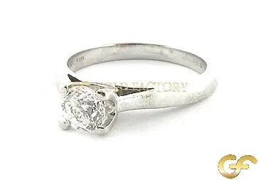 White Gold Diamond Solitaire Ring