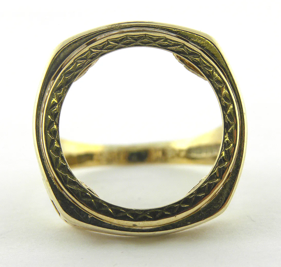 9ct Gold Gents Ring