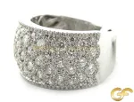 2.13ct Diamond Cluster White Gold Ring