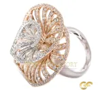 2.98ct Diamond Abstract Ring