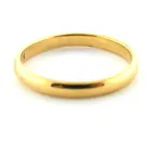 D Shape 9ct Gold Ring