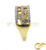 Italian 3 Row Ring