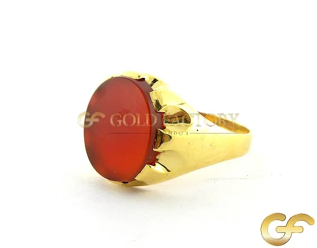 Gents Agate Signet Ring