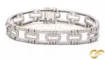 4.73ct Diamond White Gold Diamond Bracelet