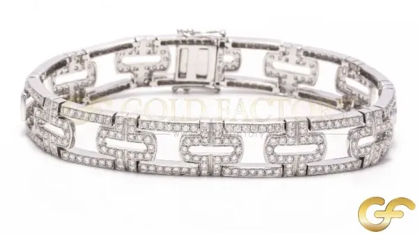 4.73ct Diamond White Gold Diamond Bracelet