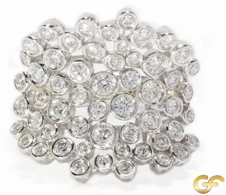 1.50ct Diamond Cluster Ring