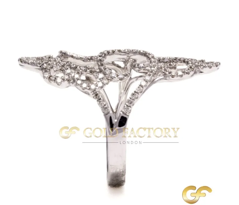 White Gold Diamond Dress Ring
