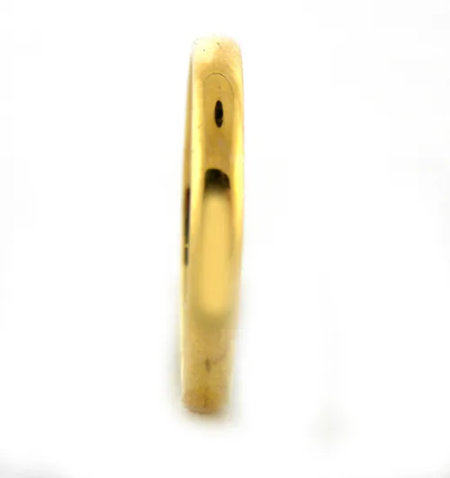 D Shape 9ct Gold Ring