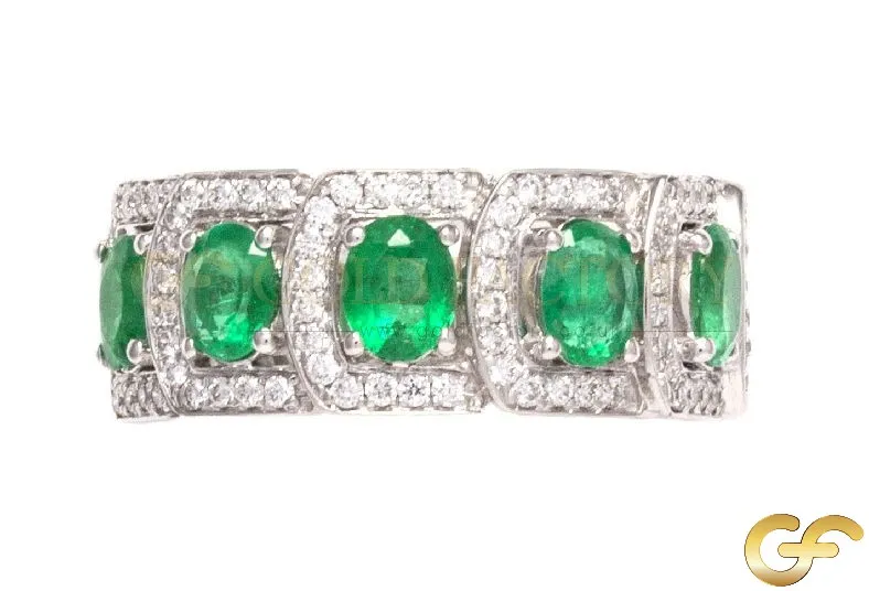 1.66ct Gem White Gold Ring