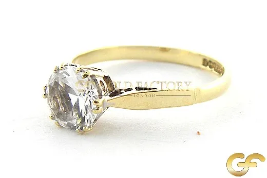 CZ Solitaire Ring
