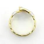 9ct Gold Buckle Design Ring