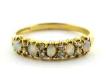 Opal and Diamond Ladies Ring