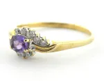 Purple CZ Ladies Ring