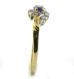 Purple CZ Ladies Ring