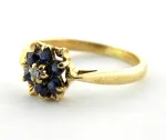 Blue Sapphire Ladies Ring