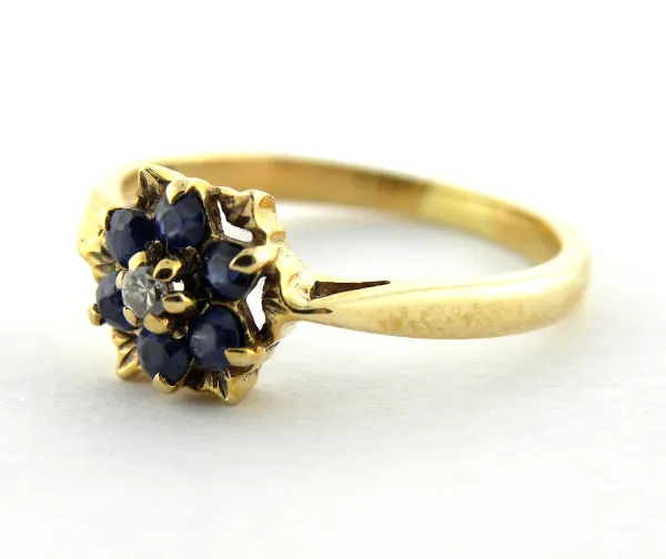 Blue Sapphire Ladies Ring