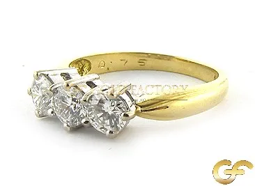 Yellow and Gold Diamond Ring