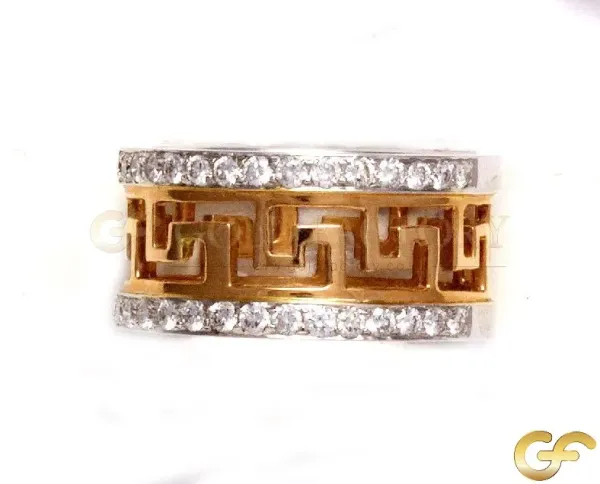 Greek Key 0.45ct Diamond Band