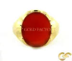 Gents Agate Signet Ring