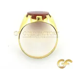 Gents Agate Signet Ring