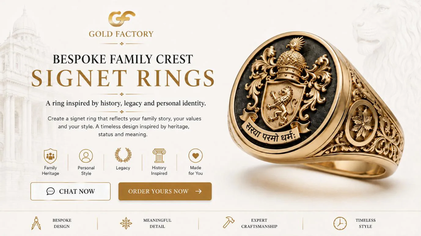 Bespoke Family Crest Signet Rings: a ring inspired by history, legacy and personal identity