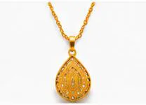 22ct gold pendant