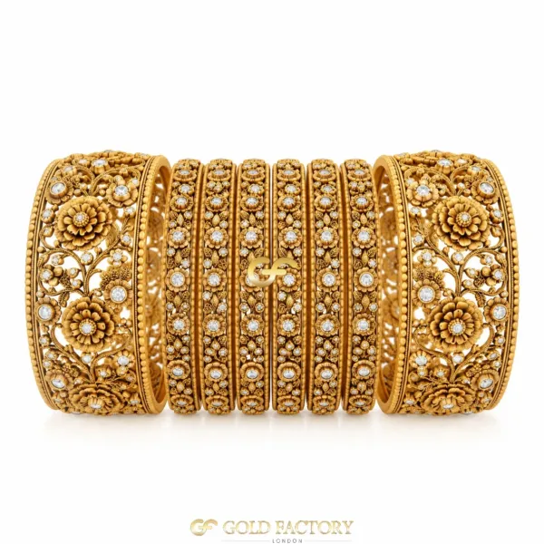 22ct Gold Jewellery stone set