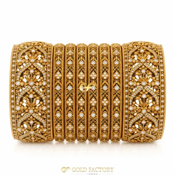 22ct Gold Jewellery stone set