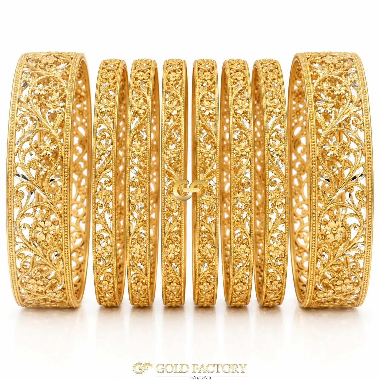 22ct Gold Jewellery Rhodium & Stone Set 22ct Gold Jewellery Rhodium & Stone Set
