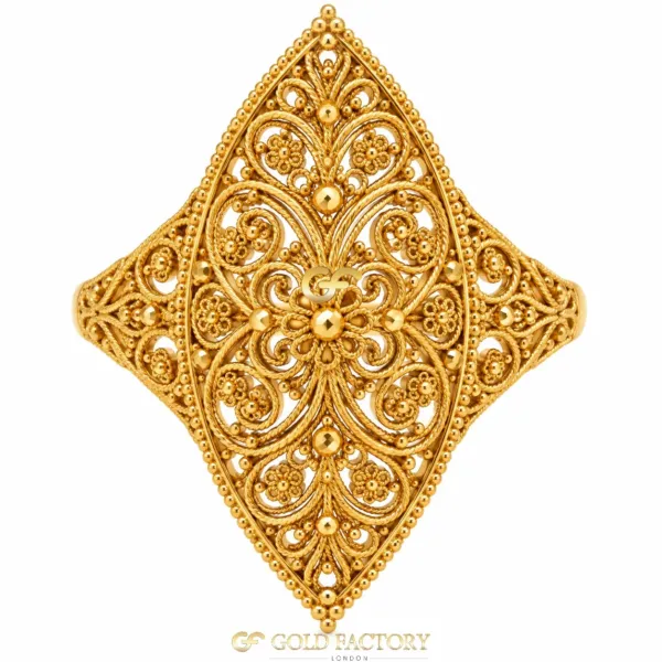 22ct Gold Jewellery Ladies kisti ring