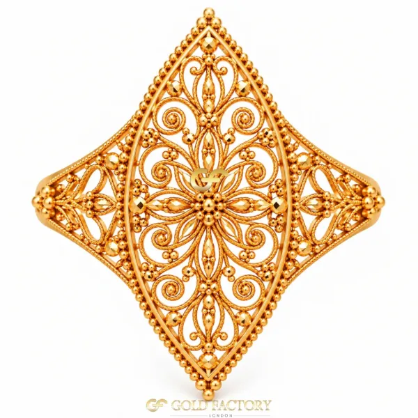 22ct Gold Jewellery Ladies kisti ring