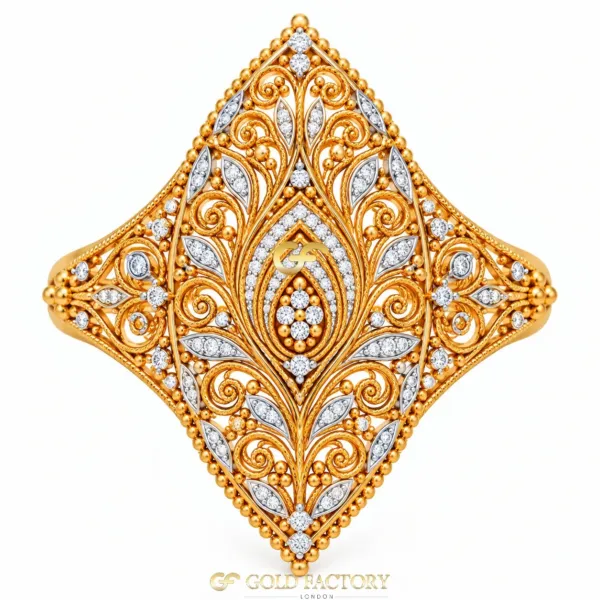 22ct Gold Jewellery Ladies kisti ring