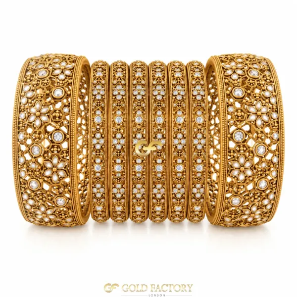 22ct Gold Jewellery stone set