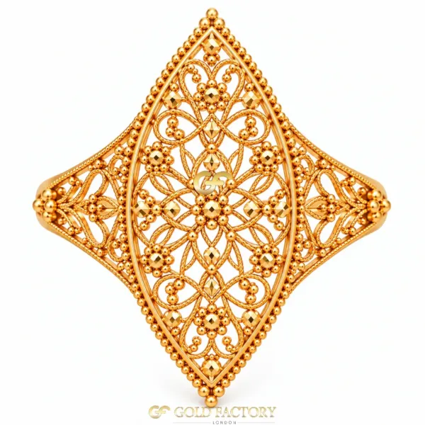 22ct Gold Jewellery Ladies kisti ring