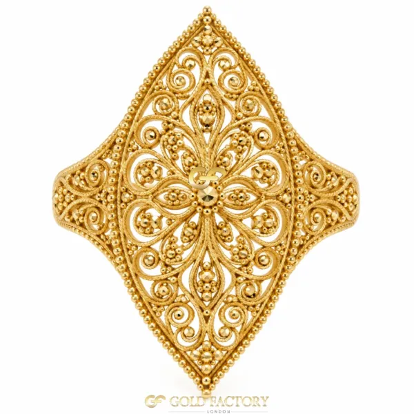 22ct Gold Jewellery Ladies kisti ring