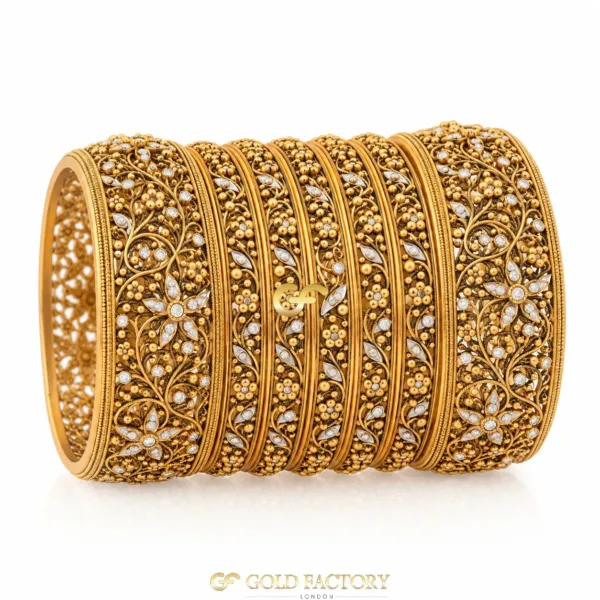 22ct Gold Jewellery stone set