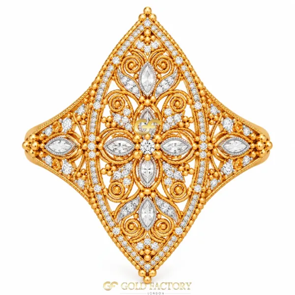 22ct Gold Jewellery Ladies kisti ring