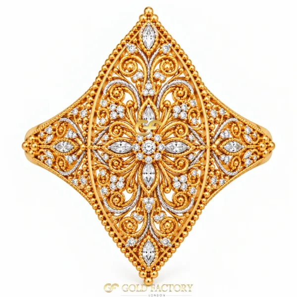 22ct Gold Jewellery Ladies kisti ring