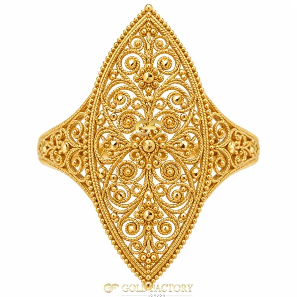 22ct Gold Jewellery Ladies kisti ring