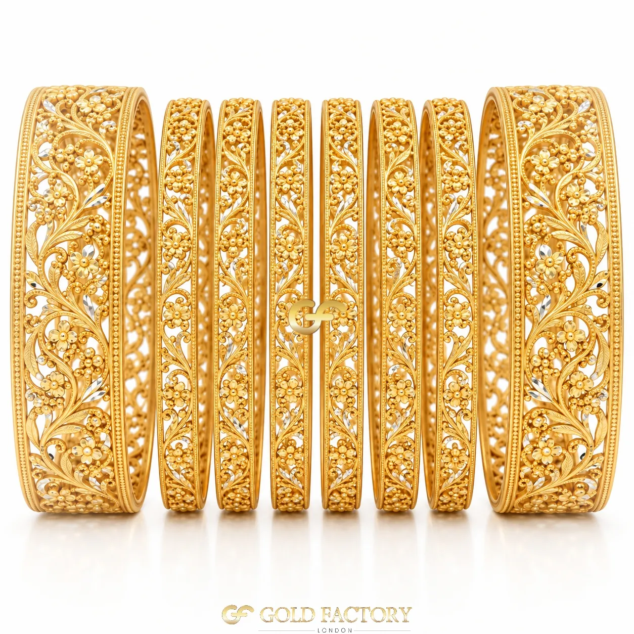 22ct Gold Jewellery Rhodium & Stone Set 22ct Gold Jewellery Rhodium & Stone Set