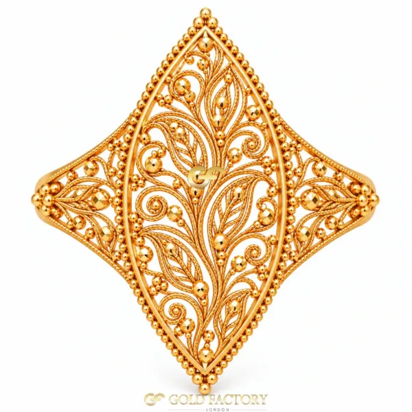 22ct Gold Jewellery Ladies kisti ring