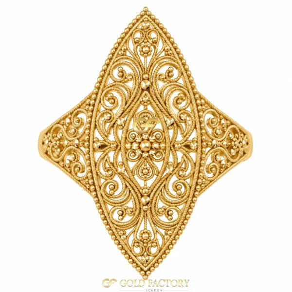 22ct Gold Jewellery Ladies kisti ring