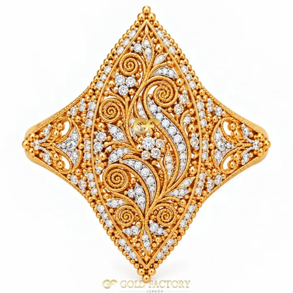22ct Gold Jewellery Ladies kisti ring