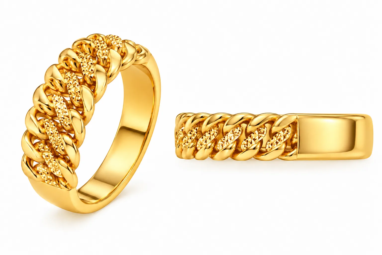 Bracelet style ring